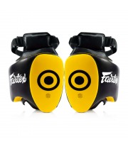 Fairtex TP5 Тренерские Накладки "Thigh Pads" Тайский Бокс Черно-Желтые