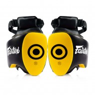Fairtex TP5 Тренерские Накладки "Thigh Pads" Тайский Бокс Черно-Желтые