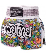 Top King TKTBS-263 Шорты Тайский Бокс White