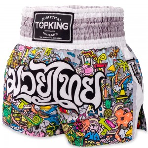 Top King TKTBS-263 Шорты Тайский Бокс White