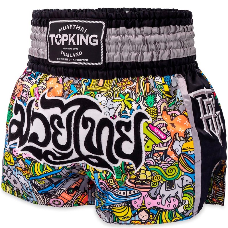 Top King TKTBS-263 Шорты Тайский Бокс Black
