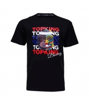 Top King Футболка Тайский Бокс Хлопок Черная TKTSH-031 