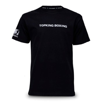 Top King Футболка Тайский Бокс Хлопок Черная или Серая TKTSH-034