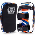 Top King TKKPL-CV "Lava" Тайские Пады Изогнутые Тайский Бокс Синий