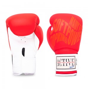 Top King "Active Muay Thai" Боксерские Перчатки Тайский Бокс Красные