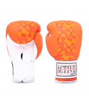 Top King "Active Muay Thai" Боксерские Перчатки Тайский Бокс Оранжевые