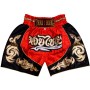 Детские Шорты Тайский Бокс "Thaiboxing" Красные с Золотом