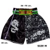 Детские Шорты Тайский Бокс "Thaiboxing" Дракон Черные с Серебром