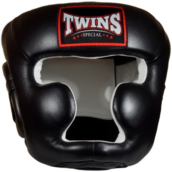 Twins Special HGL3 Боксерский Шлем Тайский Бокс Классический Черный