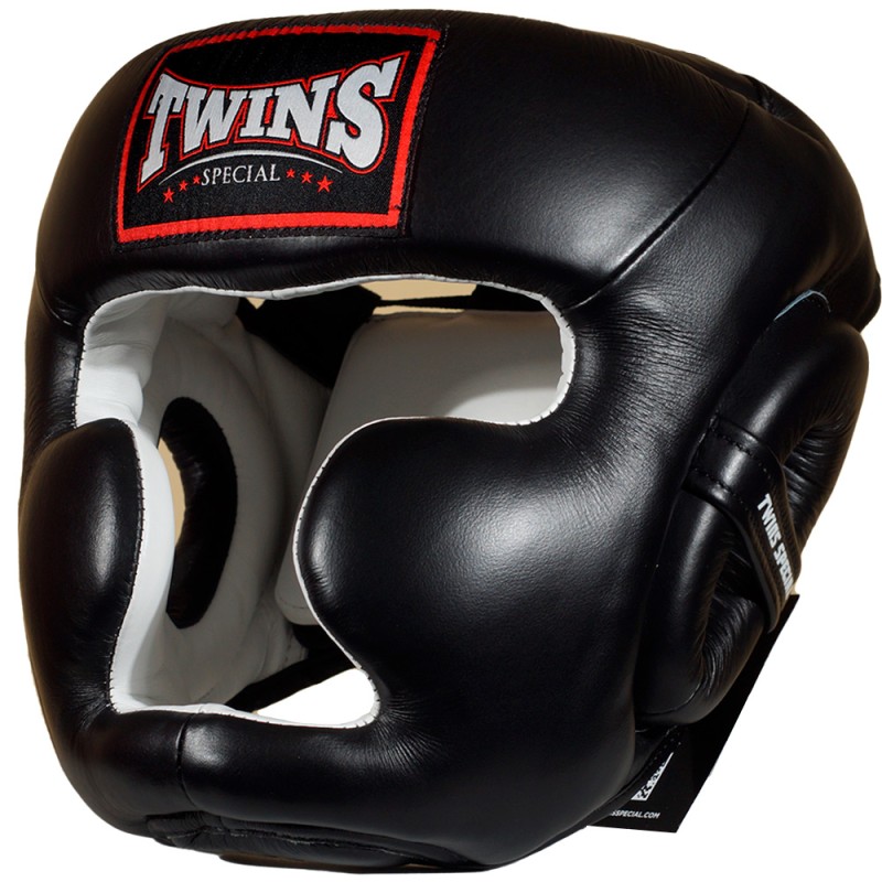 Twins Special HGL3 Боксерский Шлем Тайский Бокс Классический Черный