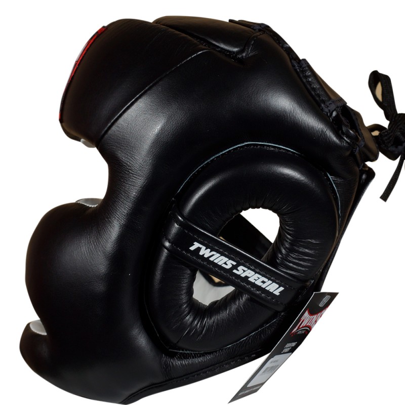 Twins Special HGL3 Боксерский Шлем Тайский Бокс Классический Черный