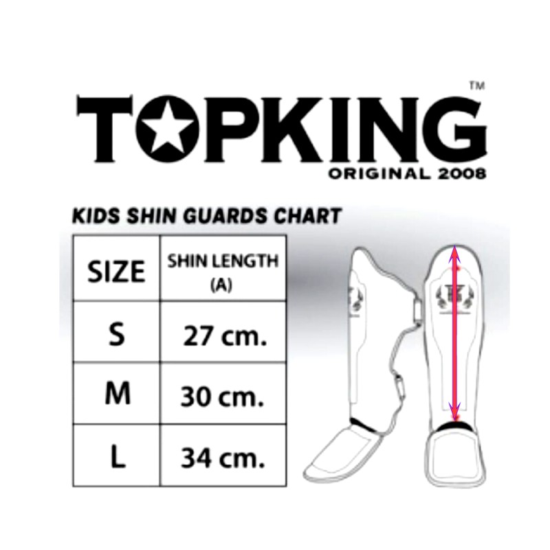 Детская Защита Голени Top King TKSGKC-01 "Super Star" Золотой