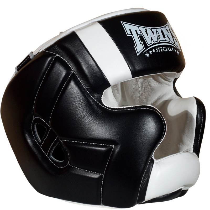 Twins Special HGL11 Боксерский Шлем Тайский Бокс Черный