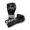 Fairtex BGL7 Pro Боксерские Перчатки Шнурки Мексиканский Стиль Черные