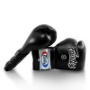 Fairtex BGL7 Pro Боксерские Перчатки Шнурки Мексиканский Стиль Черные