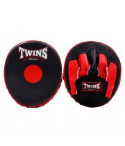 Twins Special PMS27 Лапы Боксерские Тайский Бокс Ладошки "Speed Mitts" Гнутые Черно-Красные