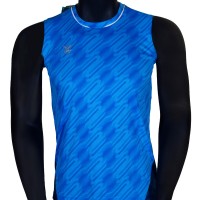 FBT Футболка Тренировочная Тайский Бокс Без Рукавов Синяя