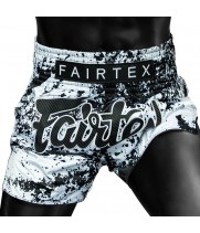 Fairtex BS1948 "Grunge" Шорты Тайский Бокс White