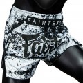 Fairtex BS1948 "Grunge" Шорты Тайский Бокс White