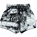 Fairtex BS1948 "Grunge" Шорты Тайский Бокс White