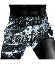 Fairtex BS1949 "Grunge" Шорты Тайский Бокс Black