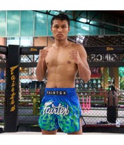 Fairtex "Jo Nattawut" Шорты Тайский Бокс Blue