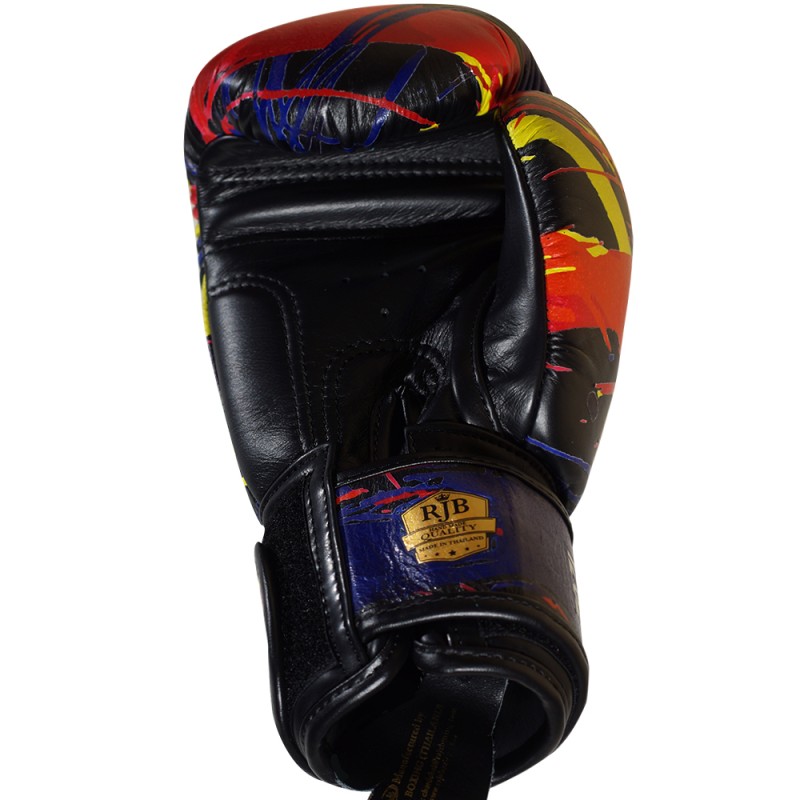 Raja Boxing "Paint" Боксерские Перчатки Тайский Бокс Черные