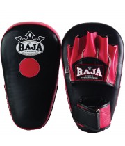 Raja Boxing RPM-7A Лапы Боксерские Тайский Бокс Черно-Красные	