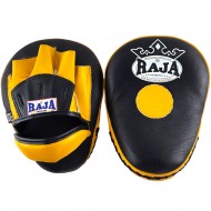 Raja Boxing RPM-6A Лапы Боксерские Тайский Бокс Черно-Желтые