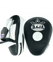 Raja Boxing RPM-6A Лапы Боксерские Тайский Бокс Черно-Белые