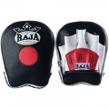 Raja Boxing RPM-3 Лапы Боксерские Тайский Бокс Черно-Бело-Красные