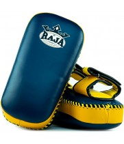 Raja Boxing RKP-S Тайские Пады Тайский Бокс Yellow-Dark-Blue