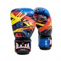 Raja Boxing "Paint" Боксерские Перчатки Тайский Бокс Черные