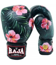 Raja Boxing "Shaba" Боксерские Перчатки Тайский Бокс Черные