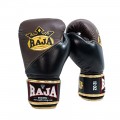 Raja Boxing "Air 2" Боксерские Перчатки Тайский Бокс Черно-Коричневые