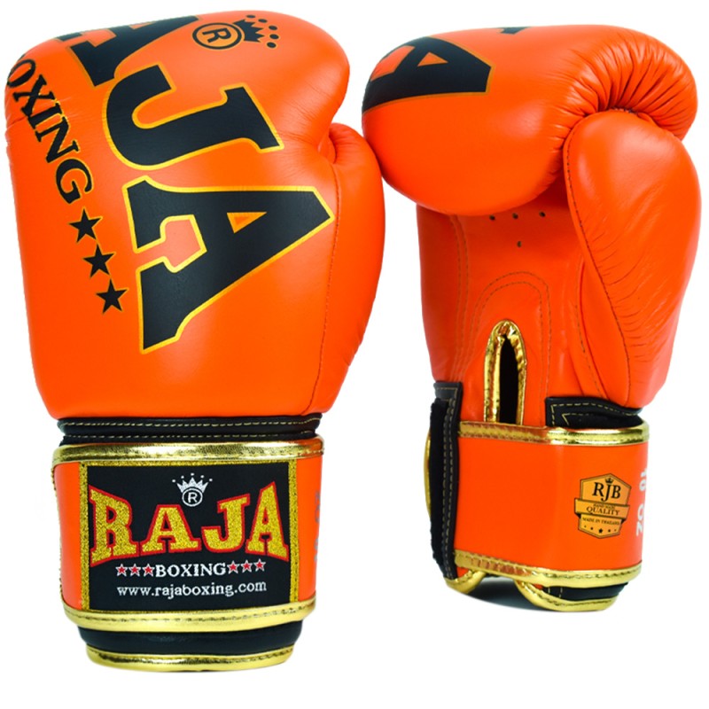 Raja Boxing "Origin" Боксерские Перчатки Тайский Бокс Оранжевый