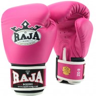 Raja Boxing Боксерские Перчатки Тайский Бокс "Single Color" Розовый