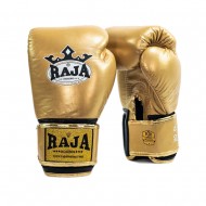 Raja Boxing Боксерские Перчатки Тайский Бокс "Single Color" Золотой