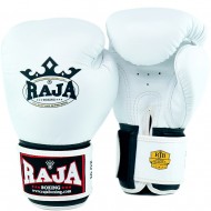 Raja Boxing Боксерские Перчатки Тайский Бокс "Single Color" Белый