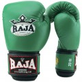 Raja Boxing Боксерские Перчатки Тайский Бокс "Single Color" Зеленые