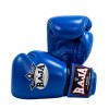 Raja Boxing Боксерские Перчатки Тайский Бокс "Single Color" Синие