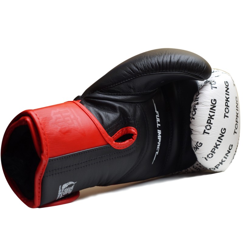 Top King "Full Impact Triple Tone" Боксерские Перчатки Тайский Бокс Red