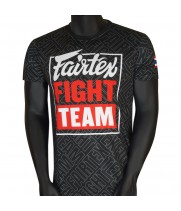 Fairtex TST260 "Fight Team" Футболка Тайский Бокс Тренировочная Черная