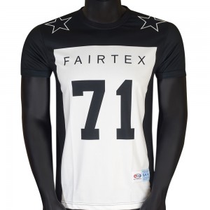 Fairtex TST256 Футболка Тайский Бокс Тренировочная Черно-Белая