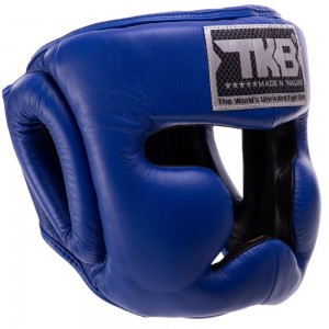 TKB Top King TKHGEC-LV "Extra Coverage" Boxing Headgear Head Guard Синий