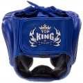 TKB Top King TKHGEC-LV "Extra Coverage" Boxing Headgear Head Guard Синий