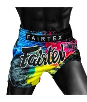 Fairtex BS1938 "Acid Jazz" Шорты Тайский Бокс Black