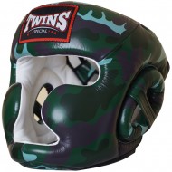 Twins Special FHGL3-AR Боксерский Шлем Тайский Бокс Green