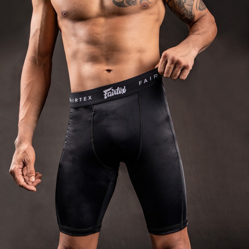 Fairtex GC3 Эластик Тайтсы Компрессионные с Защитой Паха