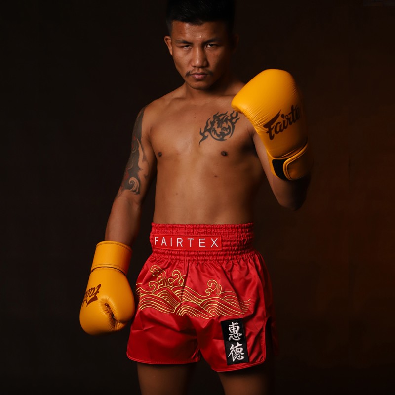 Fairtex BS1910 Шорты Тайский Бокс "Golden River" Размер S
